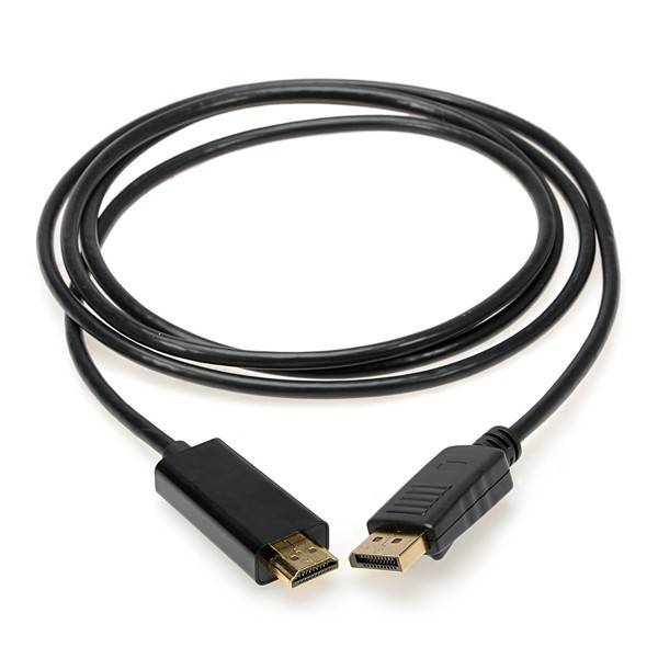 CABLE DISPLAY PORT MACHO A HDMI MACHO 1 METRO, NEGRO DINON