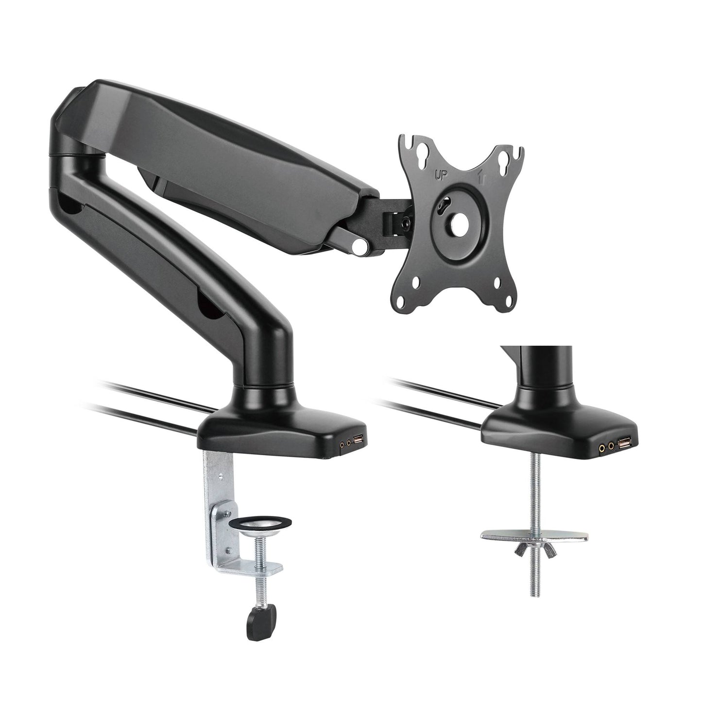 SOPORTE ERGONOMICO LCD MESA 1 BRAZO, 13-27', GIRO 180°, VESA 100X100