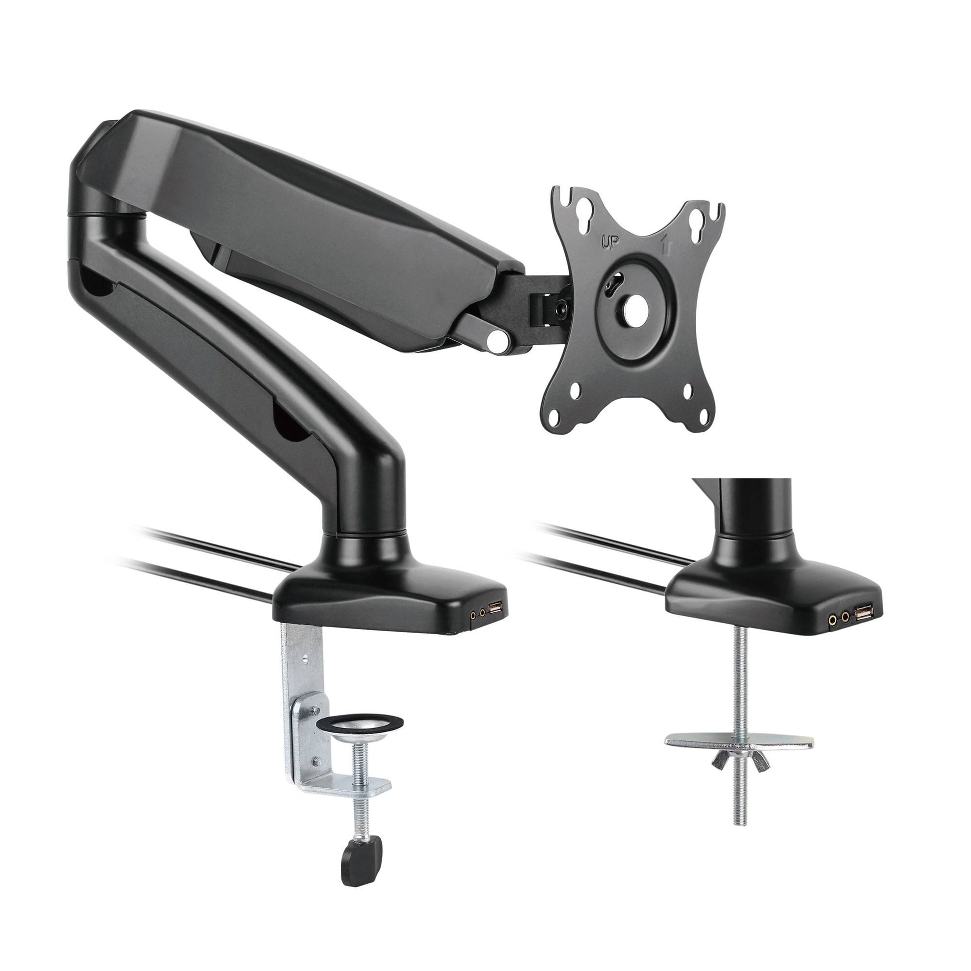 SOPORTE ERGONOMICO LCD MESA 1 BRAZO, 13-27', GIRO 180°, VESA 100X100