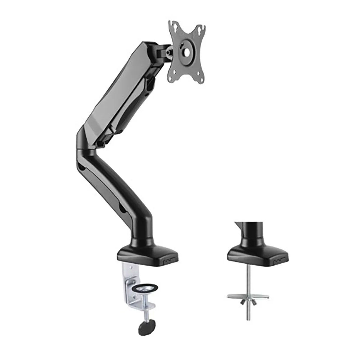 SOPORTE ERGONOMICO LCD MESA 1 BRAZO, 13-27', GIRO 180°, VESA 100X100