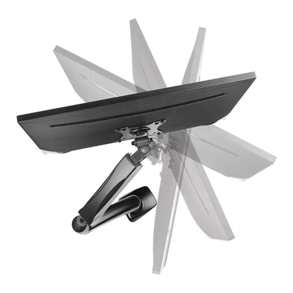 SOPORTE ERGONOMICO LCD MESA 1 BRAZO, 13-27', GIRO 180°, VESA 100X100